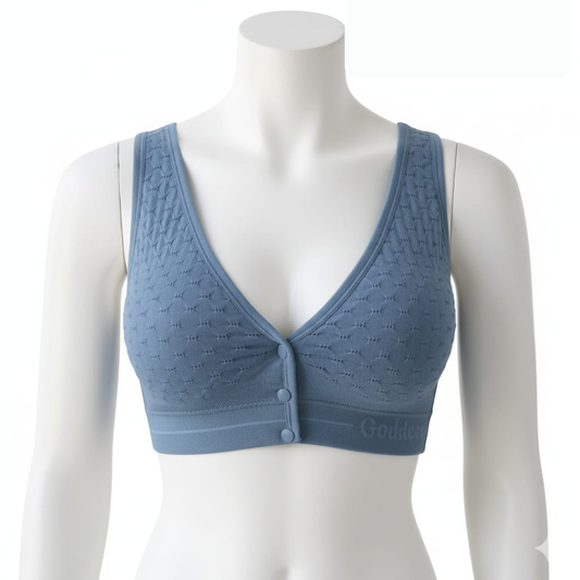 Fancy Imported Front-Open Comfort Bra