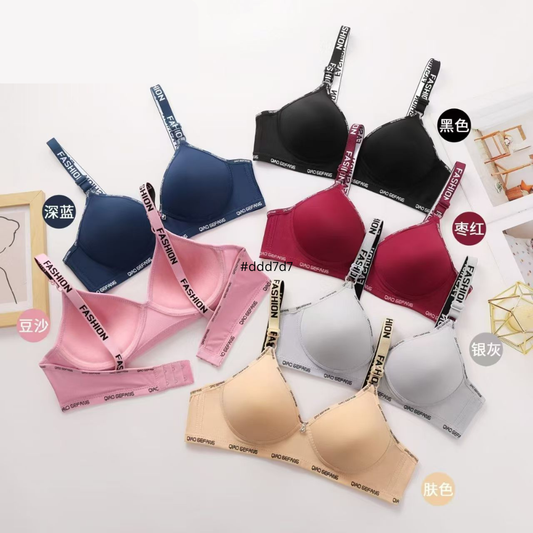 Fashion" Strap Padded T-Shirt Bra (Sizes 32-36)