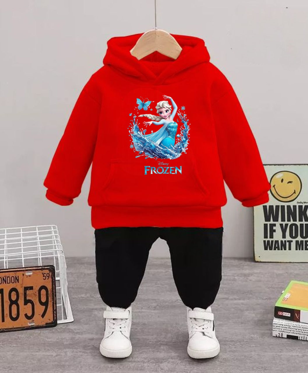 'Frozen' Elsa Character Winter Hoodie & Joggers