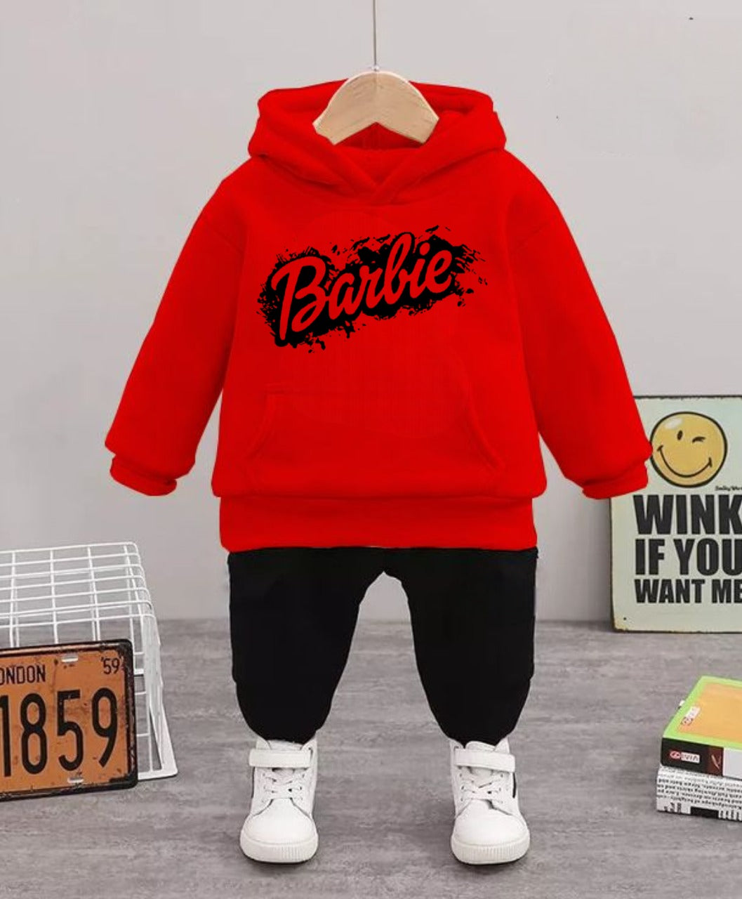 'Barbie' Logo Kids' Winter Pullover