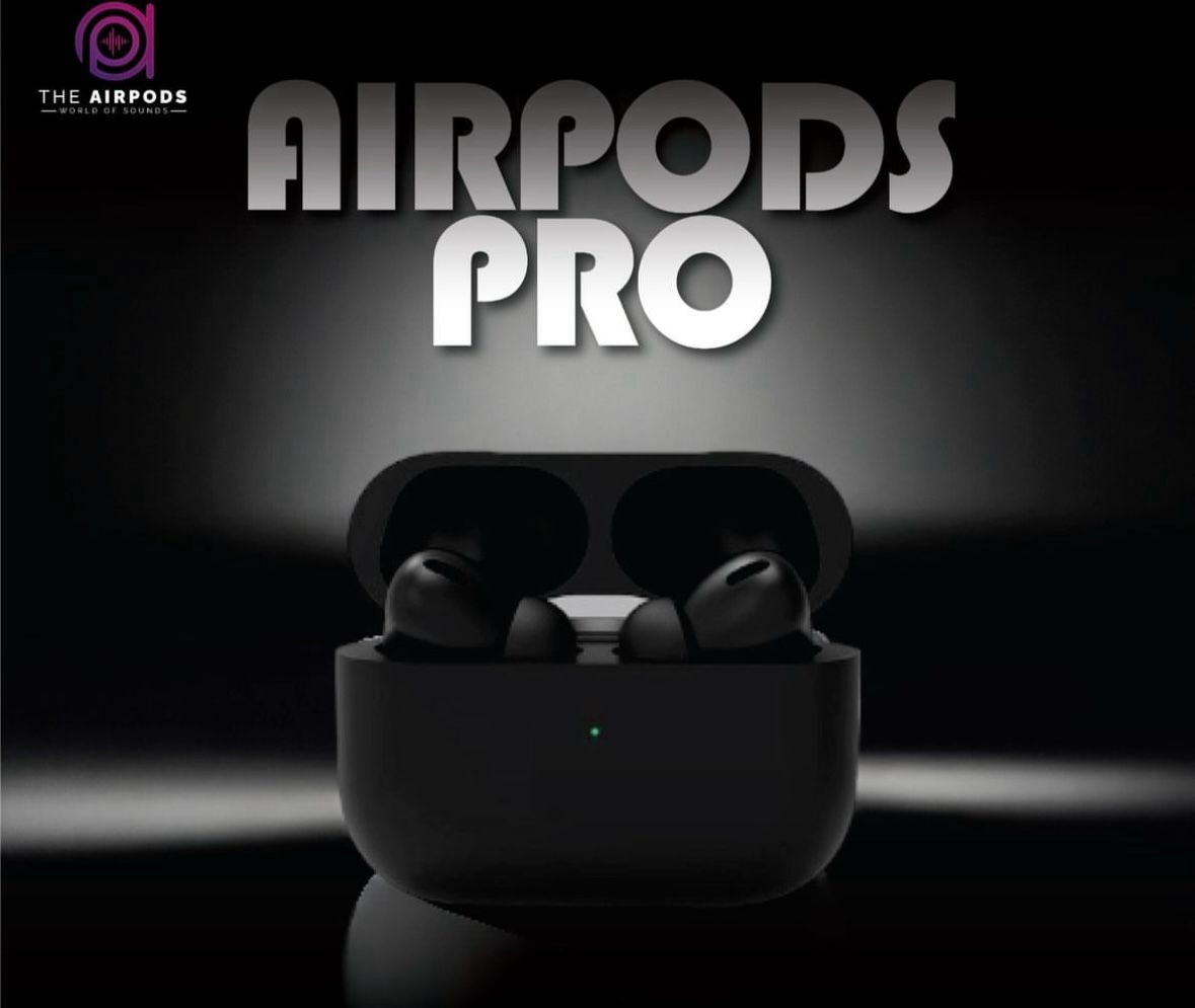 Premium Black Wireless Earbuds with ANC and Case Protection Cover