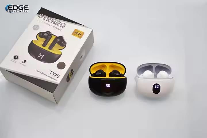 TWS Smart Sports Headphone with Digital Battery Display and ENC