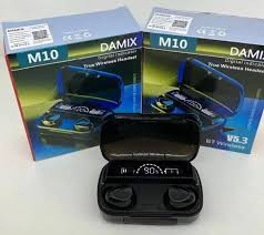 DAMTX M10 TWS Bluetooth V5.3 Wireless Headset with Digital Indicator